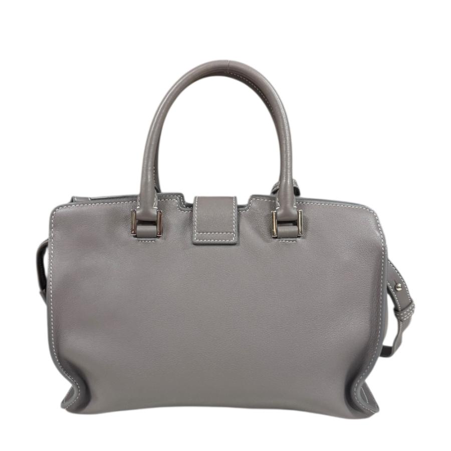 【極美品】サンローラン ベイビーカバス 2way ショルダーバッグ グレー サンローラン ベイビーカバス ショルダーバッグ レザー 424868 グレー