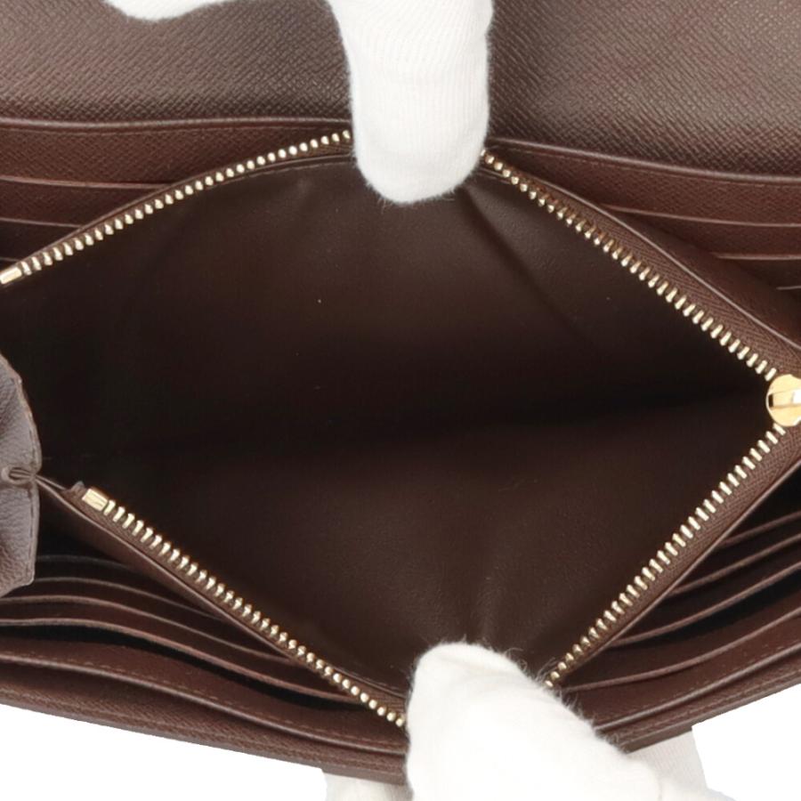 【美品】ルイヴィトン ダミエ ポルトフォイユシスティナ 長財布 レディース ルイヴィトン ダミエ ポルトフォイユ システィナ長財布 金金具 財布