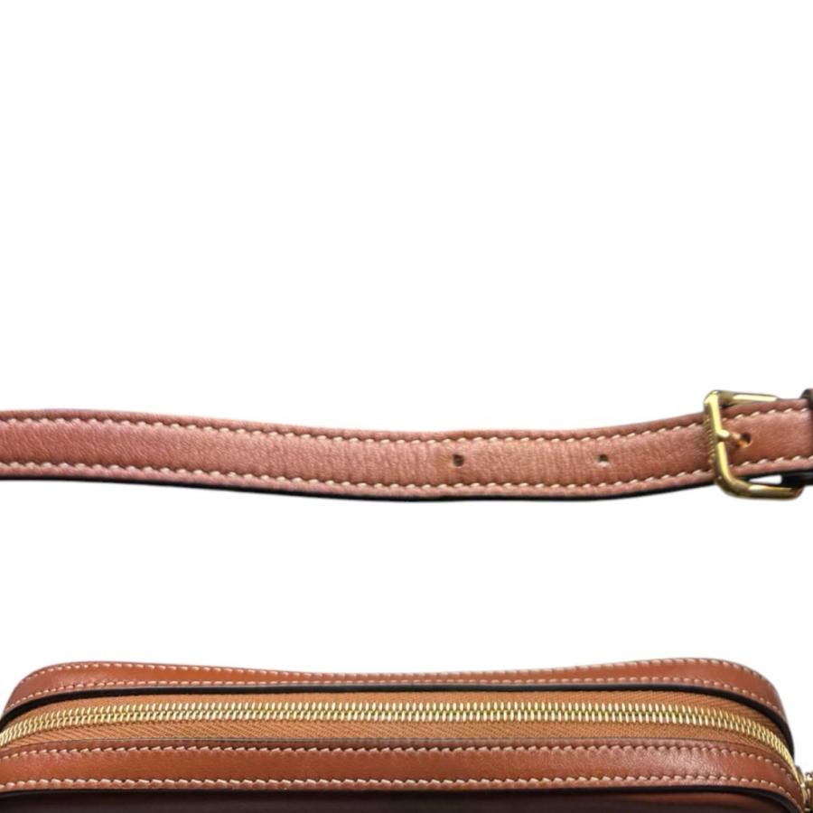 セリーヌ ミニカメラバッグ トリオンフ ショルダーバッグ 10J583DR8 ブラウン レディース CELINE 中古_10