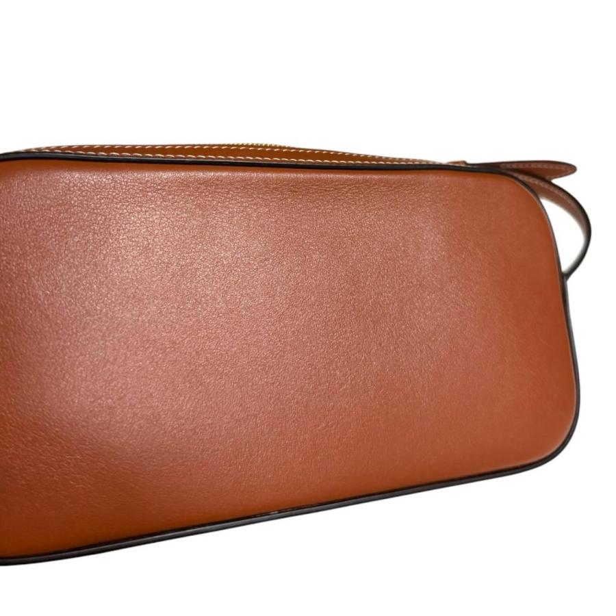 セリーヌ ミニカメラバッグ トリオンフ ショルダーバッグ 10J583DR8 ブラウン レディース CELINE 中古_9
