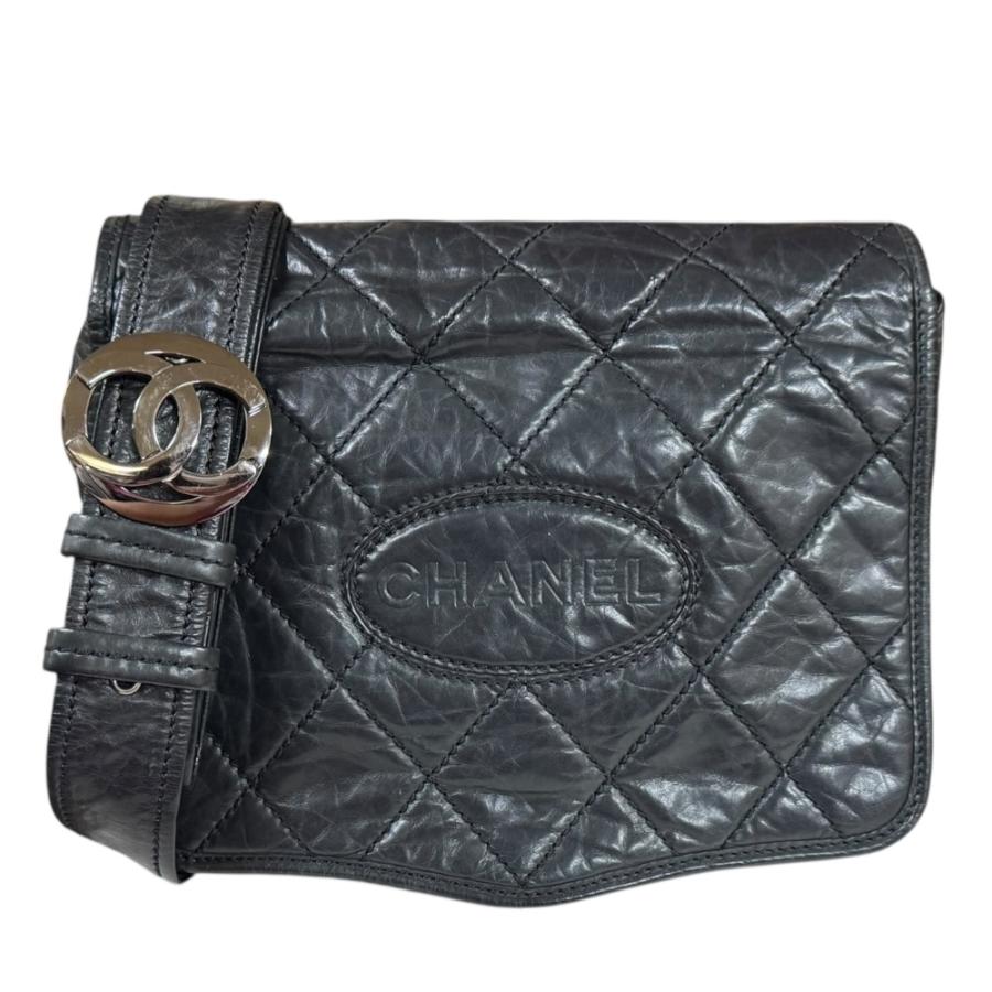 CHANEL シャネル メッセンジャーバッグ ショルダーバッグ レザー