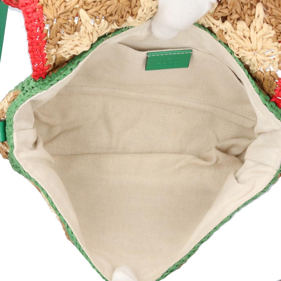 グッチ GGマーモント･ラフィア･チェーンショルダー  574433【Aランク】【中古】 GUCCI（グッチ） ラフィア チェーンショルダー GGマーモント