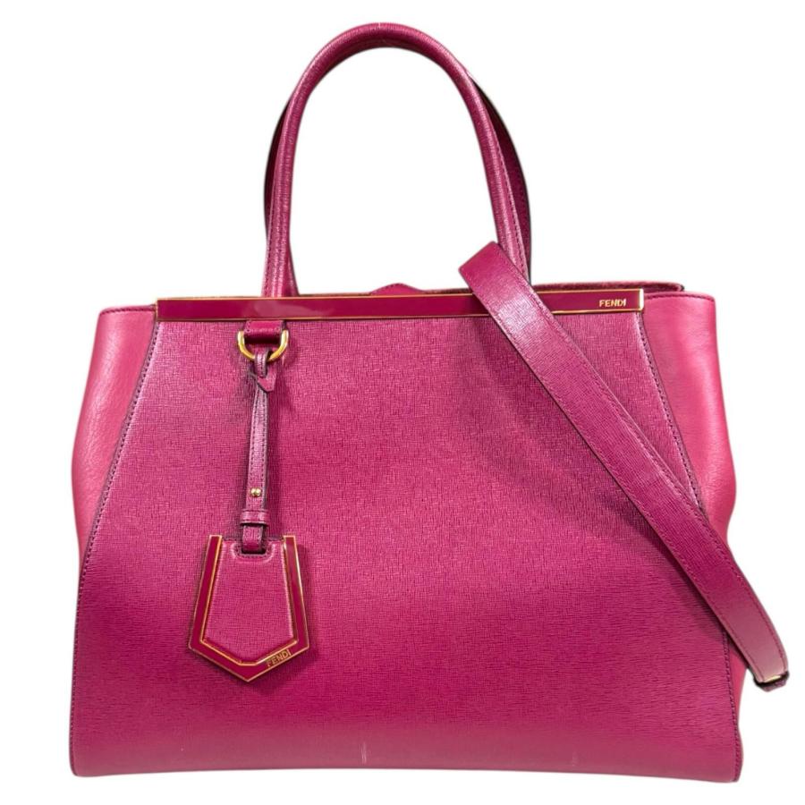【美品】フェンディ　トゥージュール　8BH250　ハンドバッグ　2WAY　レザー FENDI（フェンディ） トゥージュール ショルダーバッグ レザー 8BH250