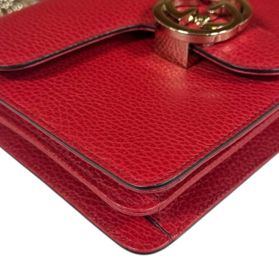 GUCCI（グッチ） インターロッキングG ショルダーバッグ レザー 510304