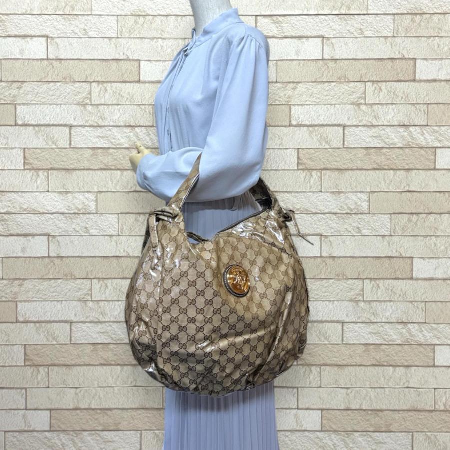 GUCCI（グッチ） ヒステリア ハンドバッグ 211844 ベージュ