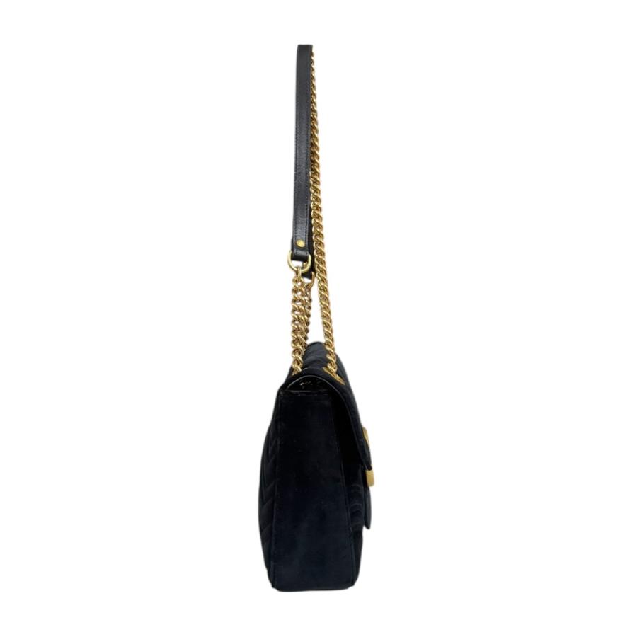 GUCCI（グッチ） GGマーモント ショルダーバッグ ベロア 443496