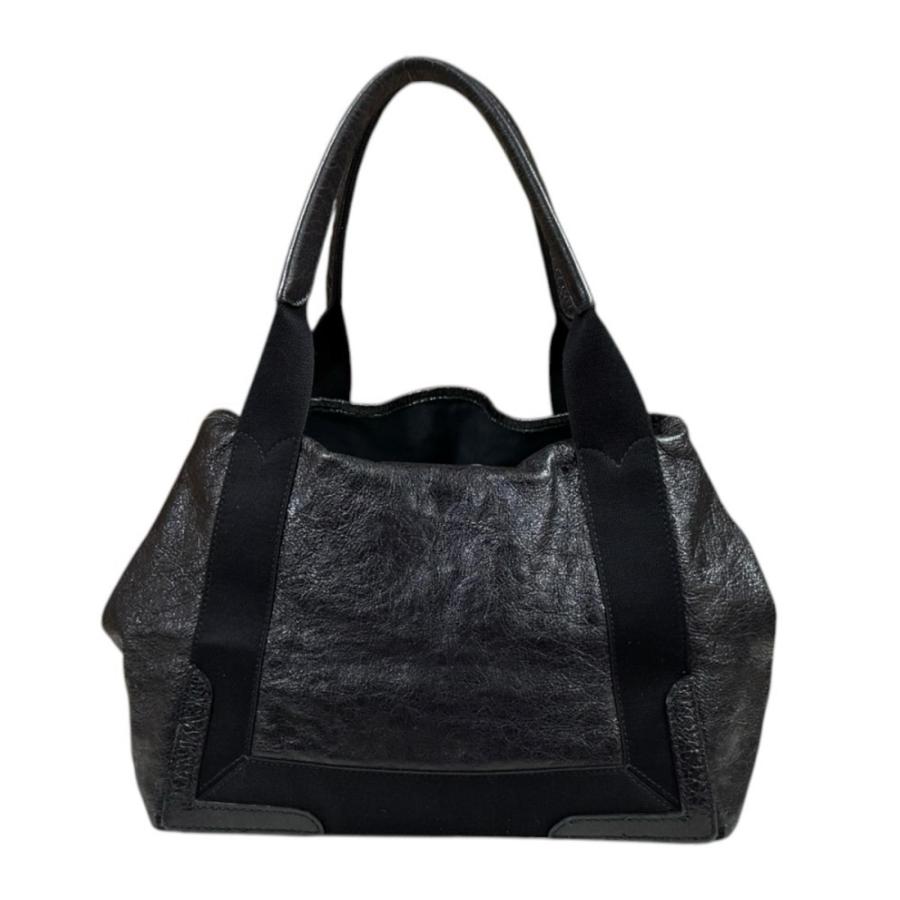 BALENCIAGA（バレンシアガ） ネイビーカバ S トートバッグ レザー