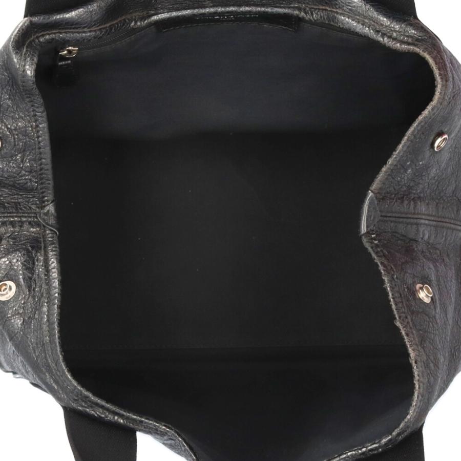 BALENCIAGA（バレンシアガ） ネイビーカバ S トートバッグ レザー