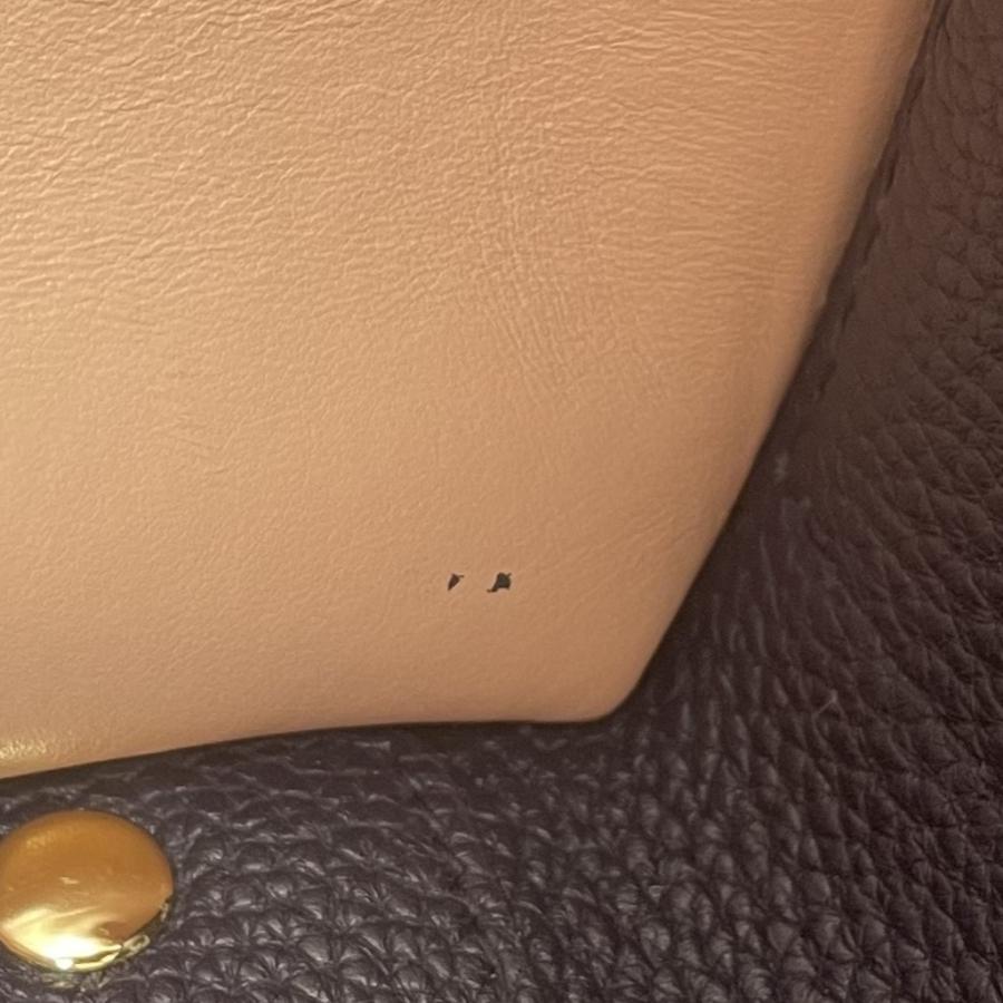 サルヴァトーレフェラガモ エイミー トートバッグ レザー ネイビー