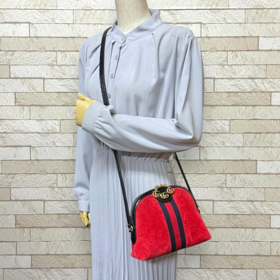 GUCCI（グッチ） オフィディア ショルダーバッグ スウェード 499621