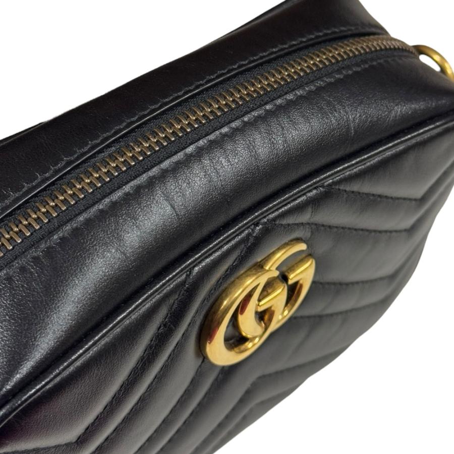 GUCCI（グッチ） GGマーモント ショルダーバッグ レザー 448065