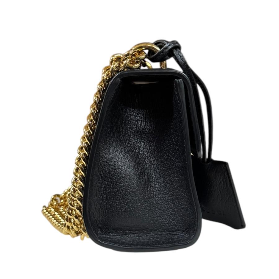 GUCCI（グッチ） ビースター ショルダーバッグ レザー 432182 ブラック