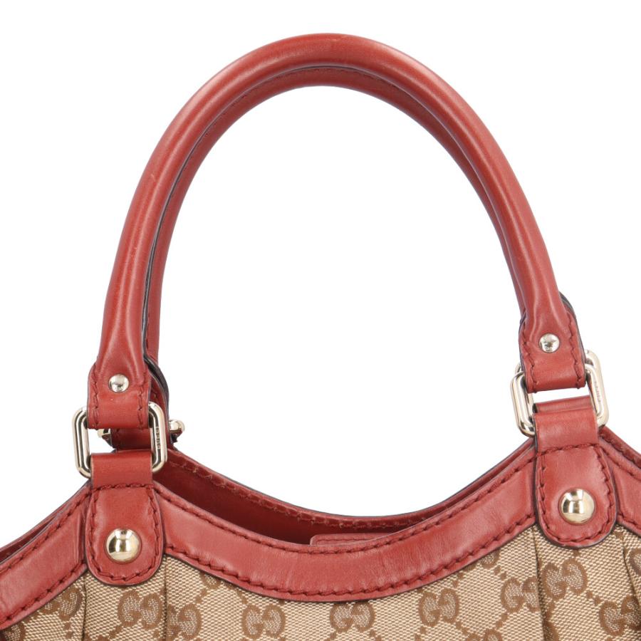 GUCCI スエード　ハンドバッグ　ジャッキー　ピンク　ベージュ reine-web_24-044981