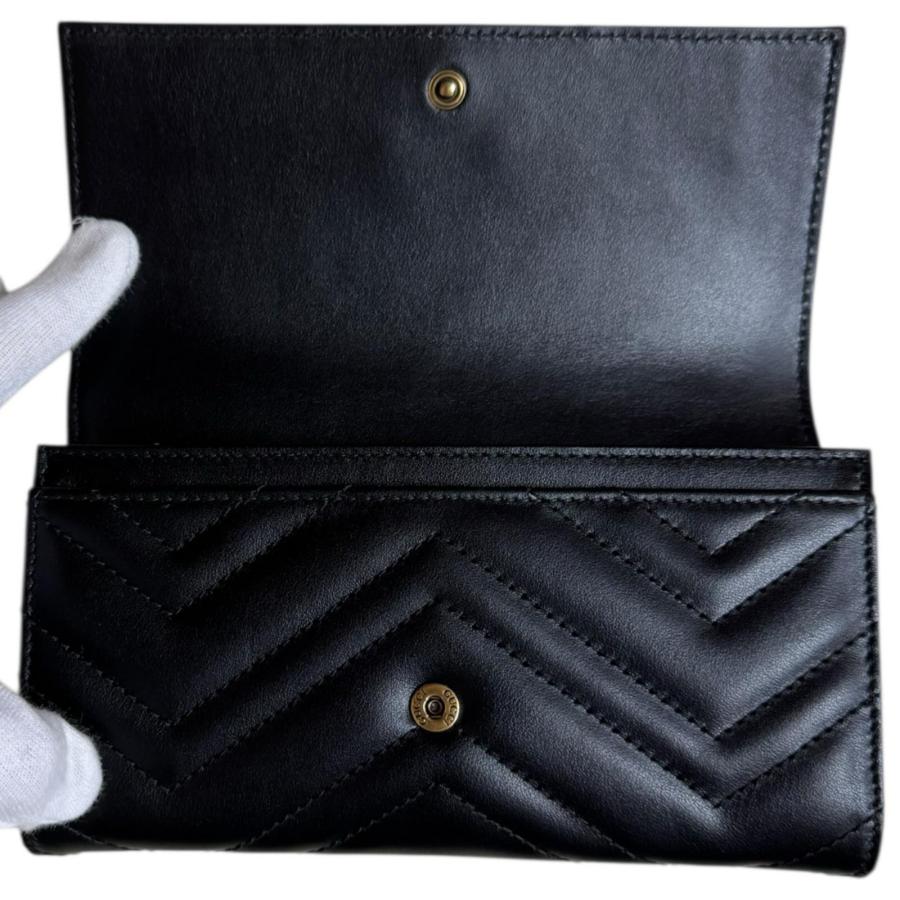 GUCCI（グッチ） コンチネンタルウォレット GGマーモント 長財布
