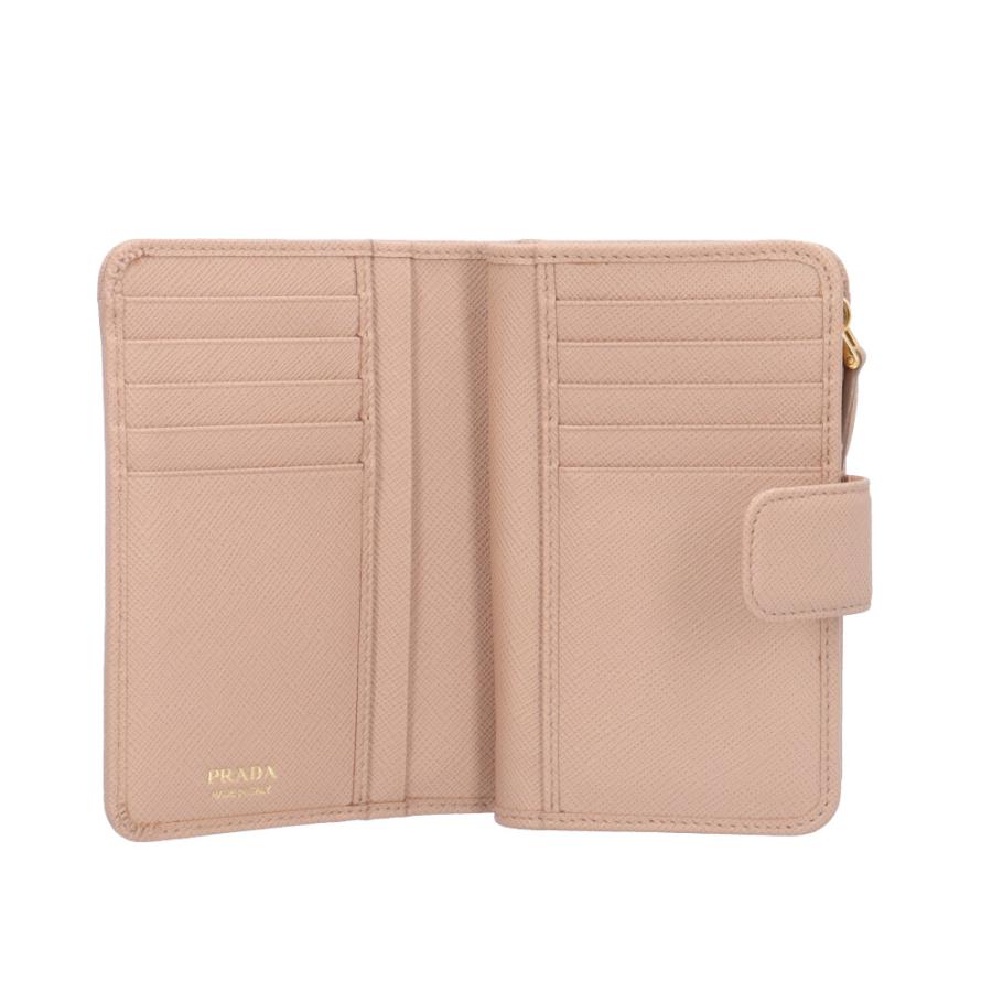 PRADA プラダ サフィアーノ 二つ折り財布 レザー 1ML225 レディース  