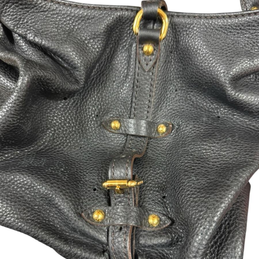 ルイヴィトン L マヒナ ショルダーバッグ モノグラムマヒナ Ｍ95765 ブラック レディース LOUIS VUITTON 中古_11