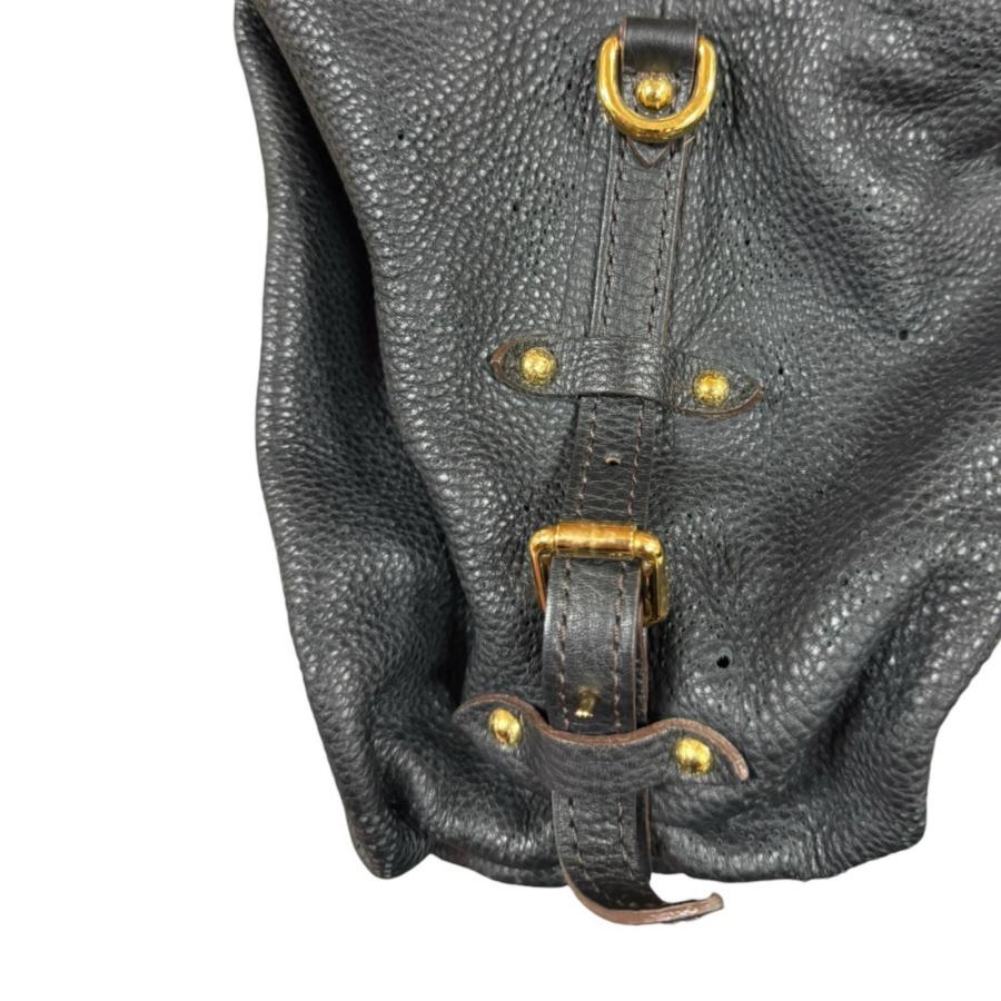 ルイヴィトン L マヒナ ショルダーバッグ モノグラムマヒナ Ｍ95765 ブラック レディース LOUIS VUITTON 中古_12