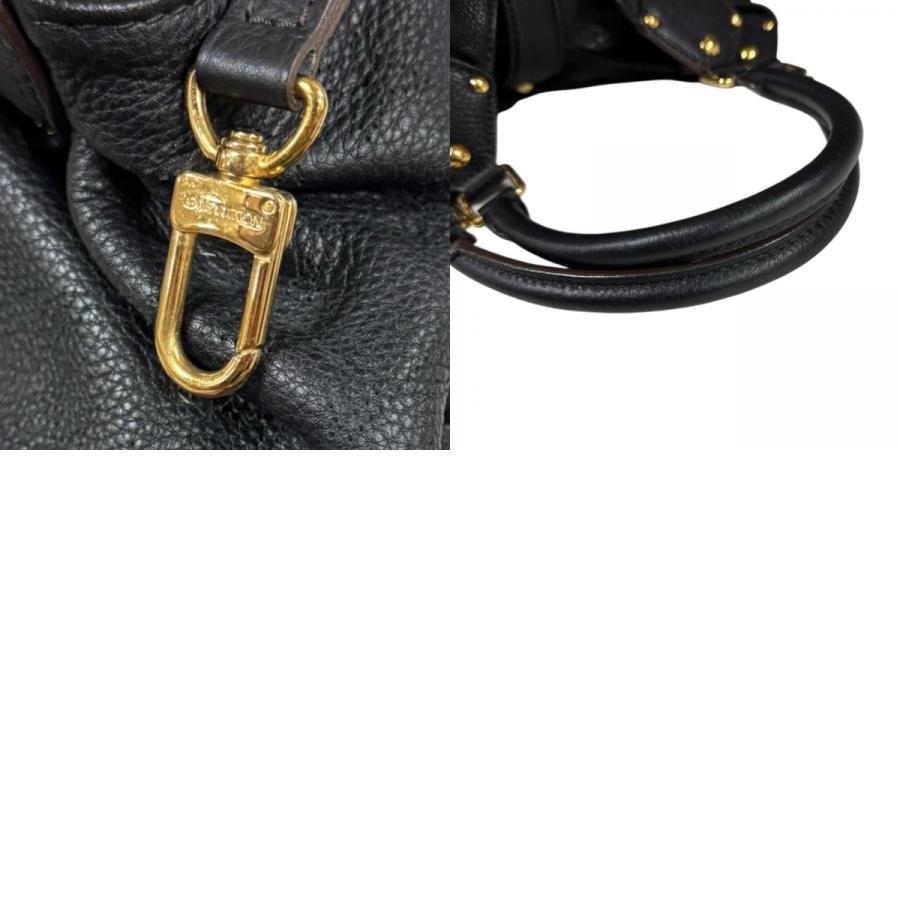 ルイヴィトン L マヒナ ショルダーバッグ モノグラムマヒナ Ｍ95765 ブラック レディース LOUIS VUITTON 中古_14