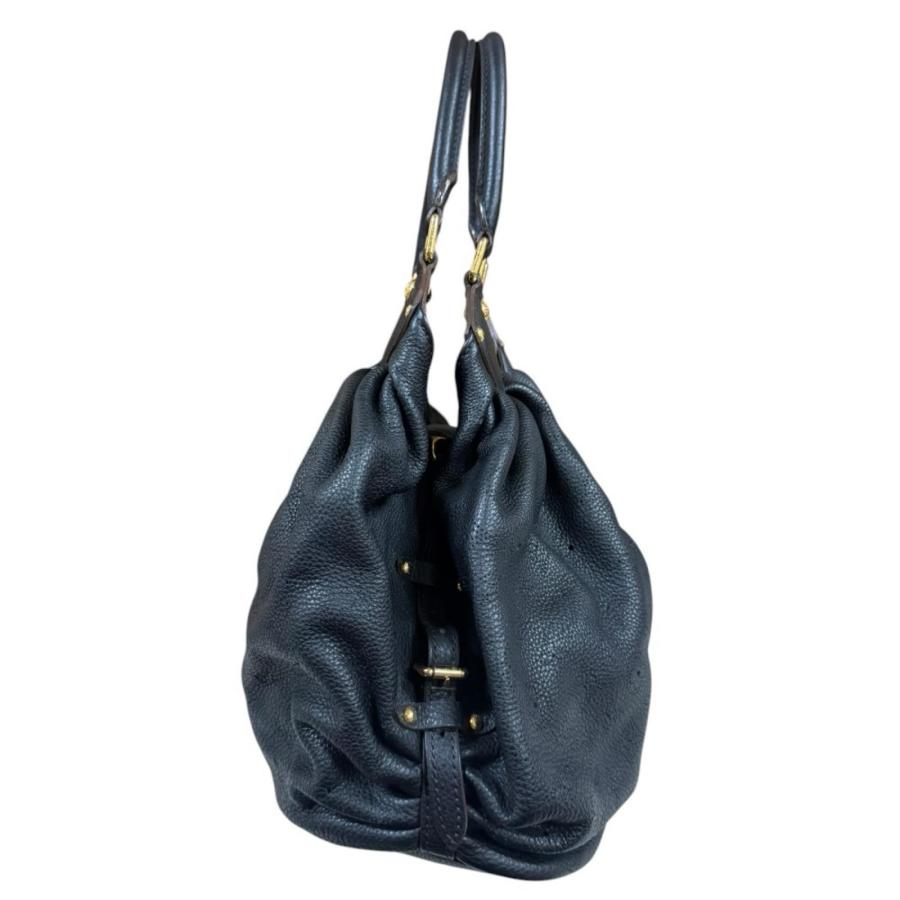 ルイヴィトン L マヒナ ショルダーバッグ モノグラムマヒナ Ｍ95765 ブラック レディース LOUIS VUITTON 中古_4