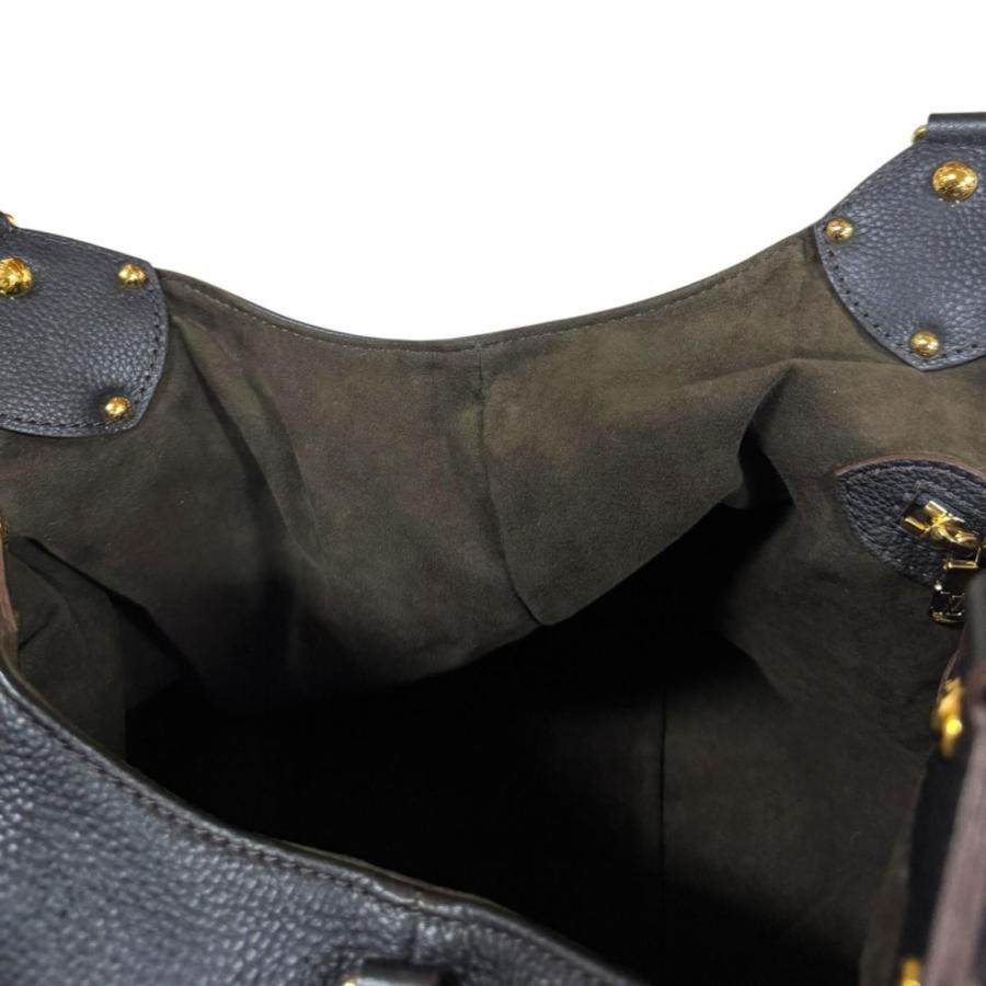 ルイヴィトン L マヒナ ショルダーバッグ モノグラムマヒナ Ｍ95765 ブラック レディース LOUIS VUITTON 中古_8