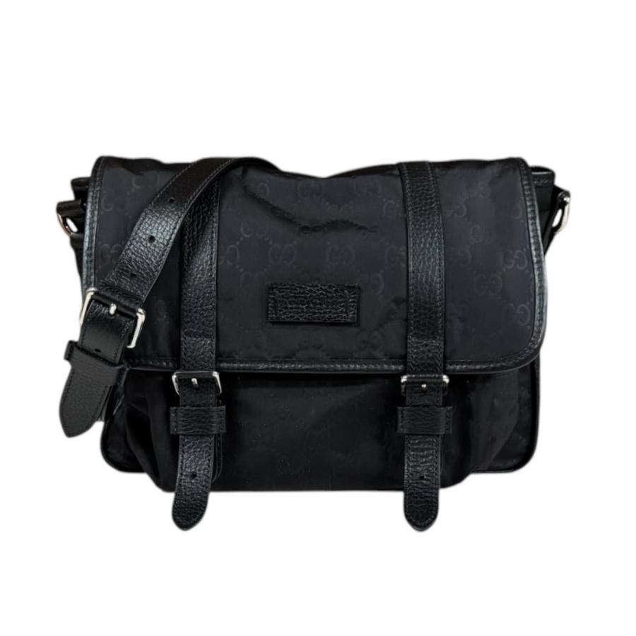 グッチ ショルダーバッグ 210335 ブラック メンズ GUCCI  中古 GUCCI（グッチ） ショルダーバッグ 210335 ブラック メンズ 中古 美品