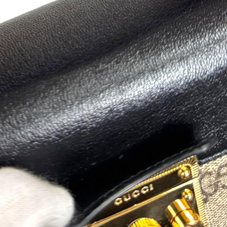 GUCCI（グッチ） パドロックミニ GGスプリーム ショルダーバッグ GG