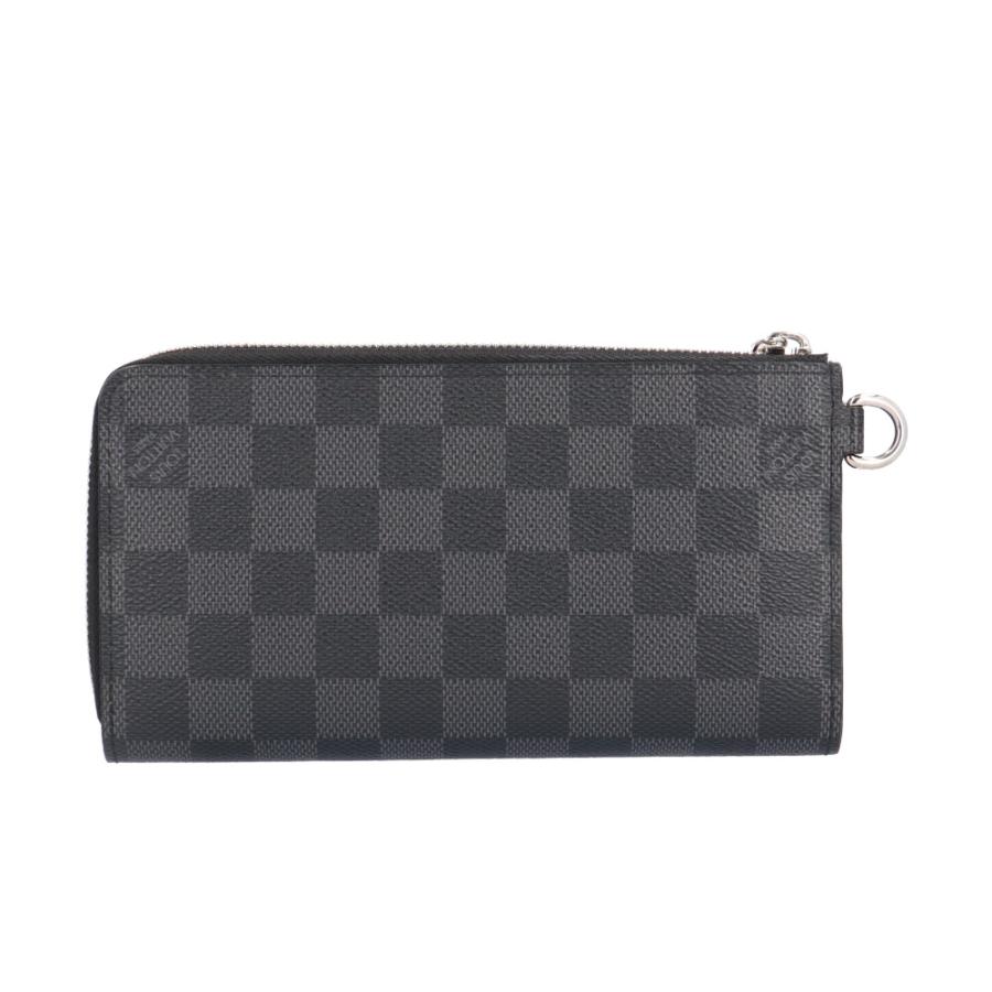 【美品】ルイヴィトン ジッピードラゴンヌ ダミエグラフィット 長財布 メンズ LOUIS VUITTON（ルイ・ヴィトン） ジッピードラゴンヌ ダミエグラ