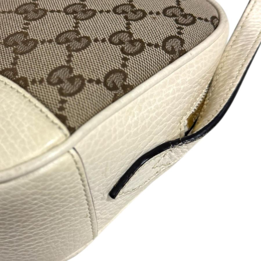 グッチ GGキャンバス ショルダーバッグ GGキャンバス 449413 ベージュ レディース GUCCI  中古 GUCCI（グッチ） GGキャンバス ショルダーバッグ GGキャンバス 449413