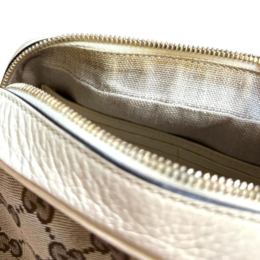 グッチ GGキャンバス ショルダーバッグ GGキャンバス 449413 ベージュ レディース GUCCI  中古 GUCCI（グッチ） GGキャンバス ショルダーバッグ GGキャンバス 449413