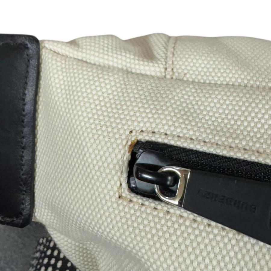 BURBERRY（バーバリー） ウエストバッグ キャンバス 8014641 ホワイト
