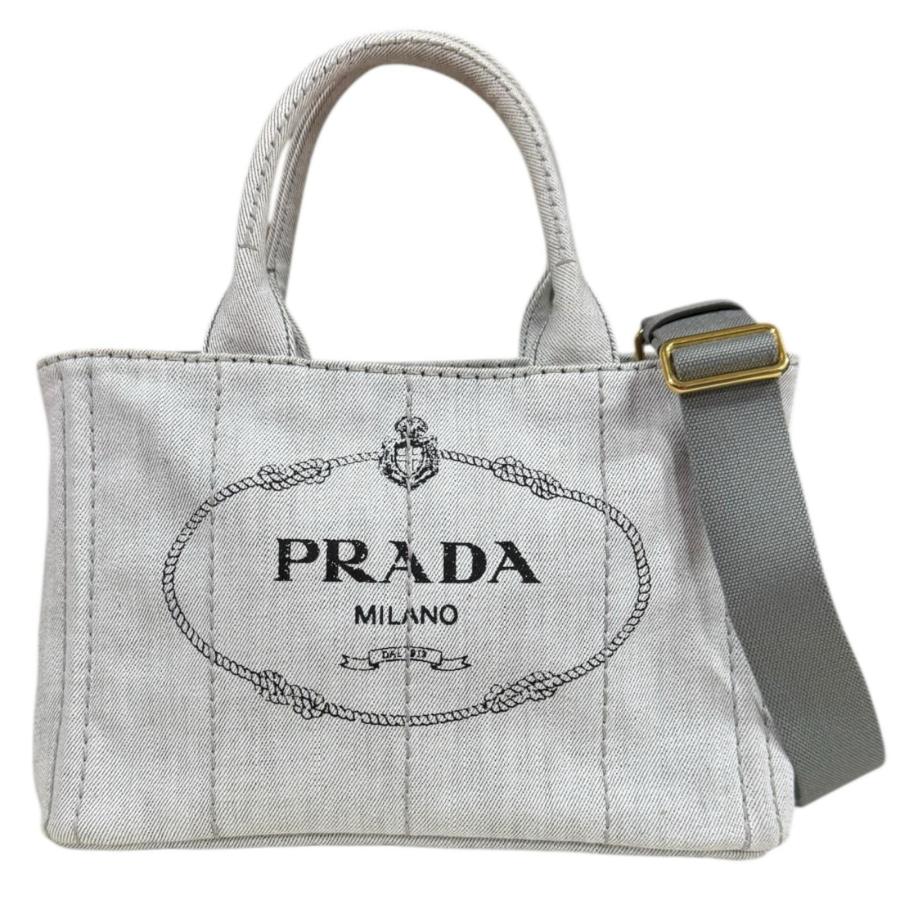 PRADA ハンドバッグ 1BG439 グレー 【公式通販】