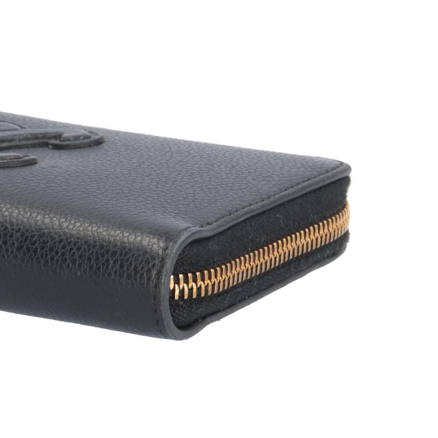 CELINE セリーヌ/レザーロングウォレット/F-S******/SAランク/67【中古】 CELINE（セリーヌ） ラージジップウォレット トリオンフ 長財布 レザー
