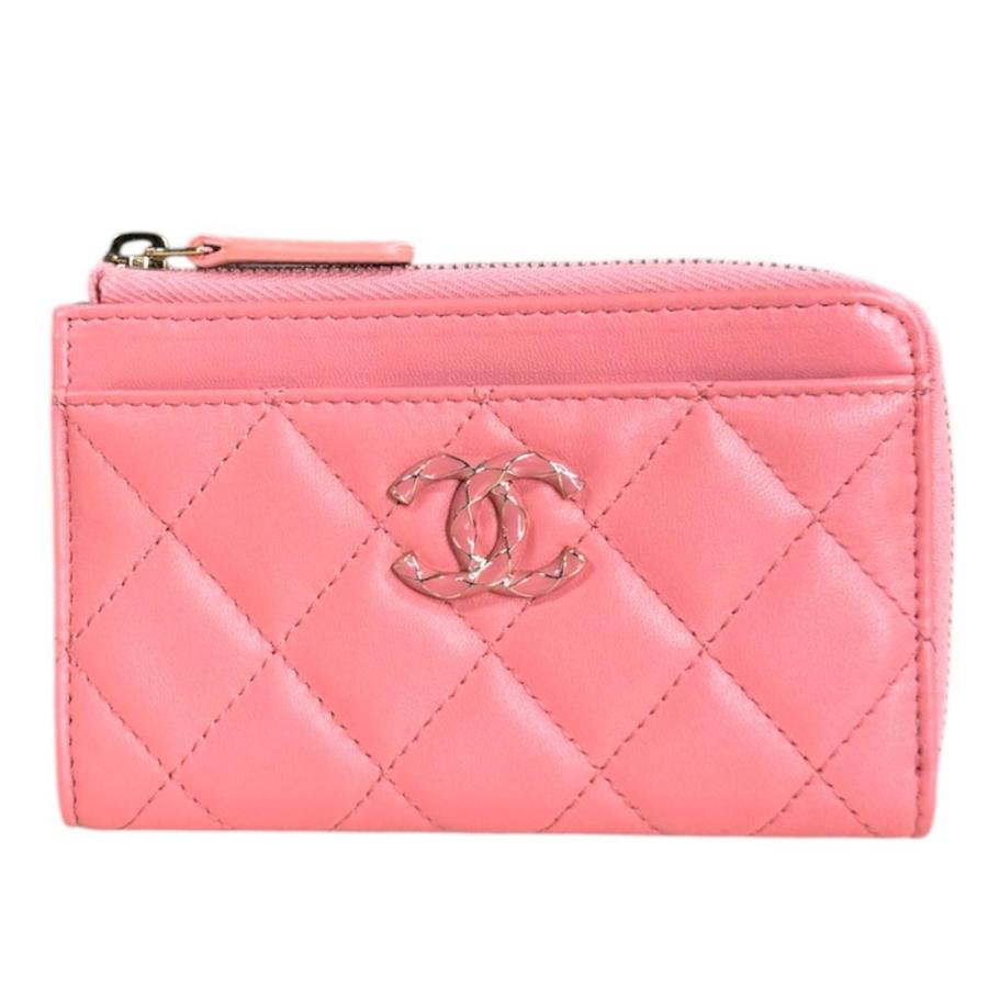 CHANEL（シャネル） マトラッセ ココマーク コインケース ラムスキン 