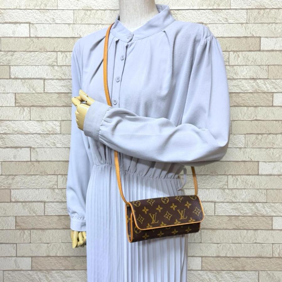 ルイヴィトン Louis Vuitton モノグラム ポシェット・ツインPM M51854 バッグ ショルダーバッグ レディース 送料無料 【中古】 LOUIS VUITTON（ルイ・ヴィトン） ポシェットツインPM モノグラム