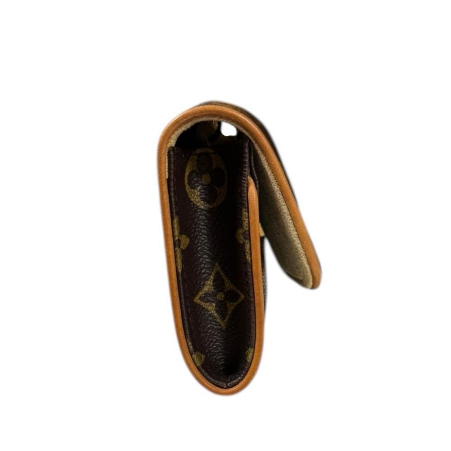 ルイヴィトン LOUIS VUITTON ポシェットツインPM モノグラム ショルダーバッグ モノグラムキャンバス ブラウン レディース 中古 LOUIS VUITTON（ルイ・ヴィトン） ポシェットツインPM モノグラム