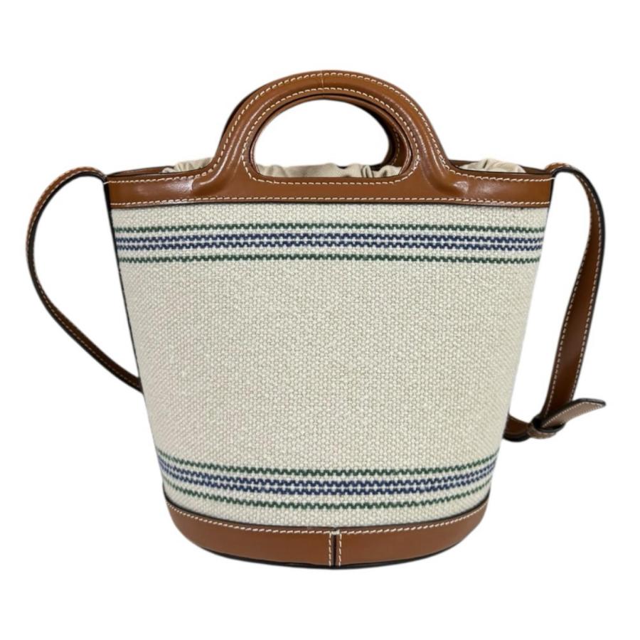 【新品未使用】MARNI マルニ スモールバケット ナチュラル MARNI（マルニ） スモールバケットバッグ トロピカリア ショルダー