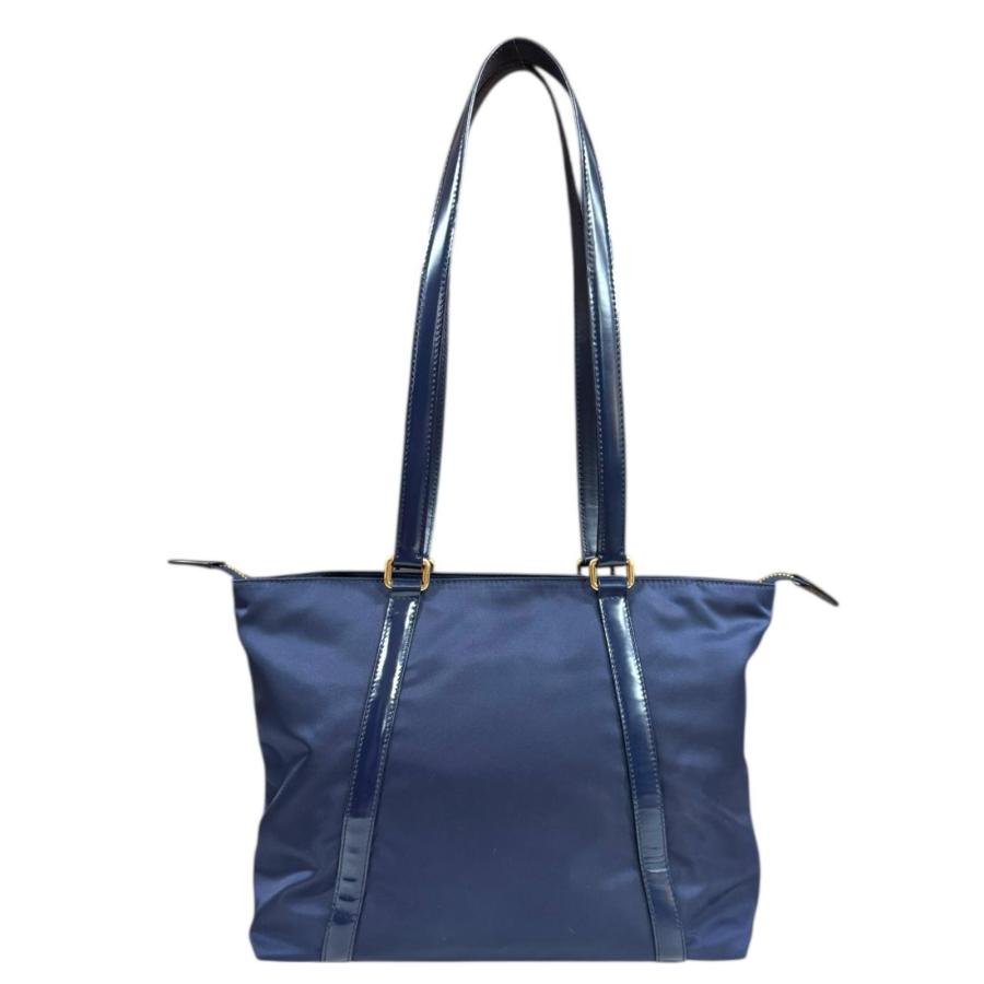 PRADA（プラダ） トートバッグ ナイロン 1BG290 ネイビー レディース