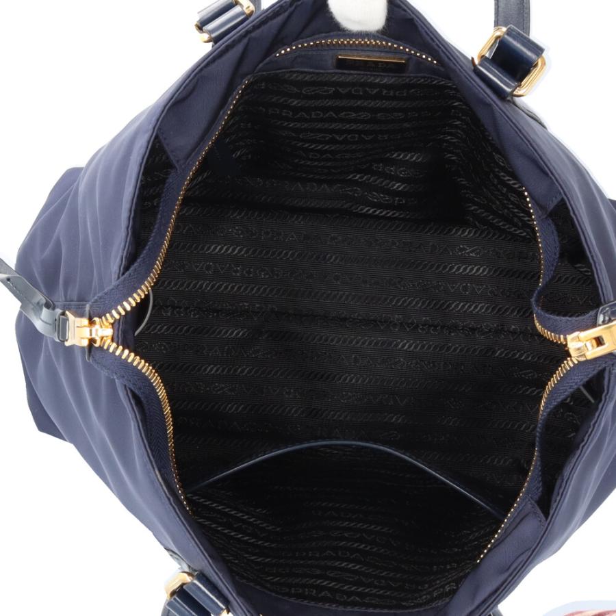 PRADA（プラダ） トートバッグ ナイロン 1BG290 ネイビー レディース
