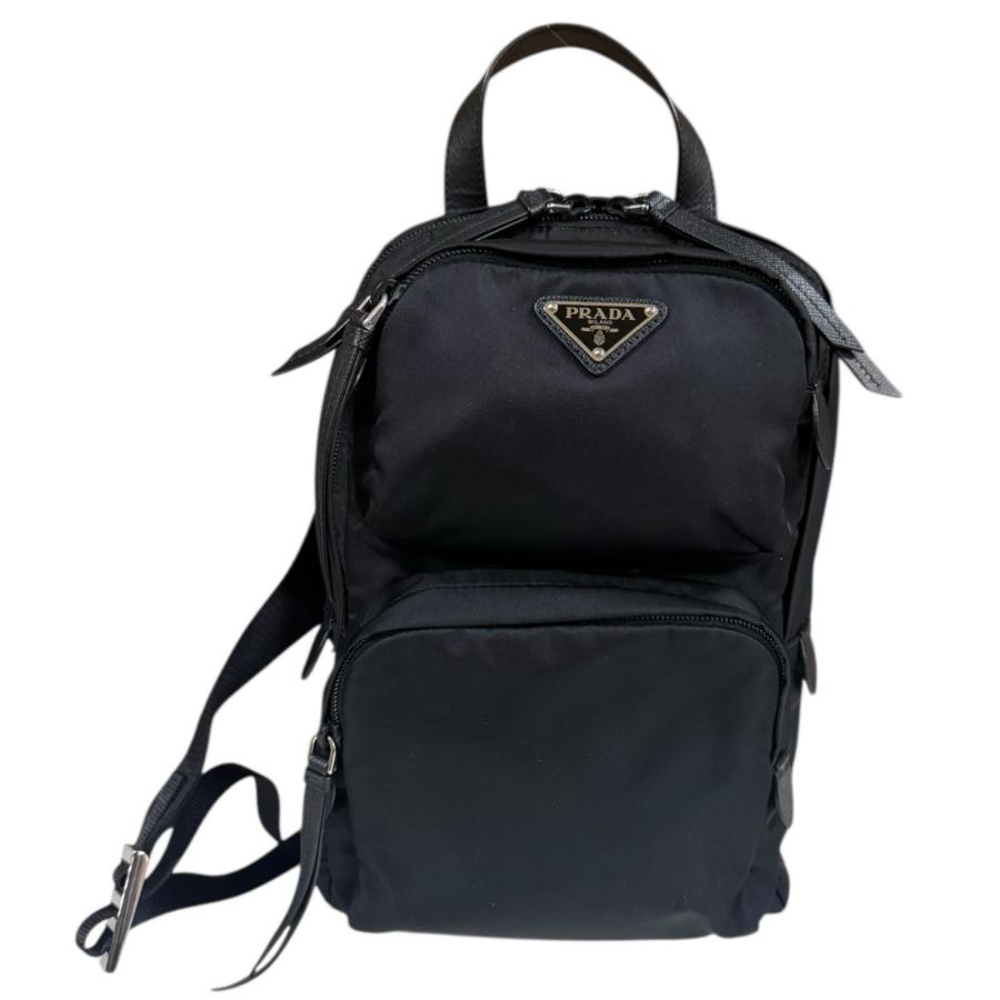 PRADA（プラダ） ボディバッグ ナイロン 1BZ026 ブラック ユニセックス