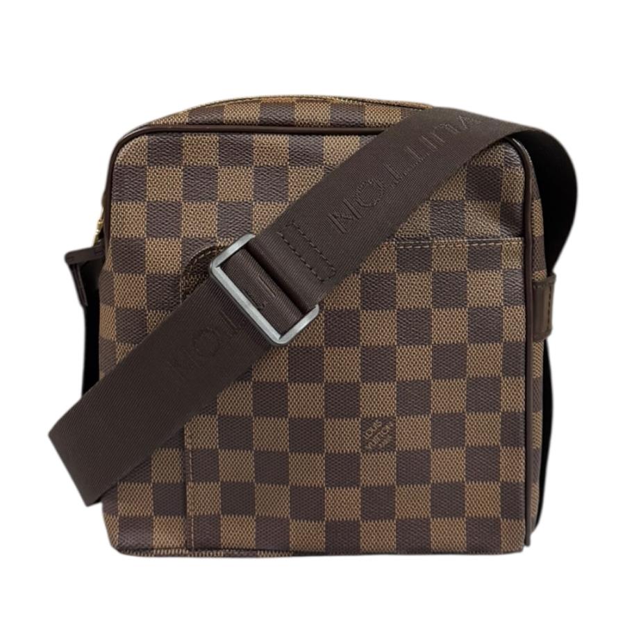 ルイ・ヴィトン LOUIS VUITTON オラフPM ショルダーバッグ バッグ PVCコーティングキャンバス レザー ダミエ レディース ブラウン系 N41442 【中古】 LOUIS VUITTON（ルイ・ヴィトン） オラフPM ダミエ ショルダーバッグ
