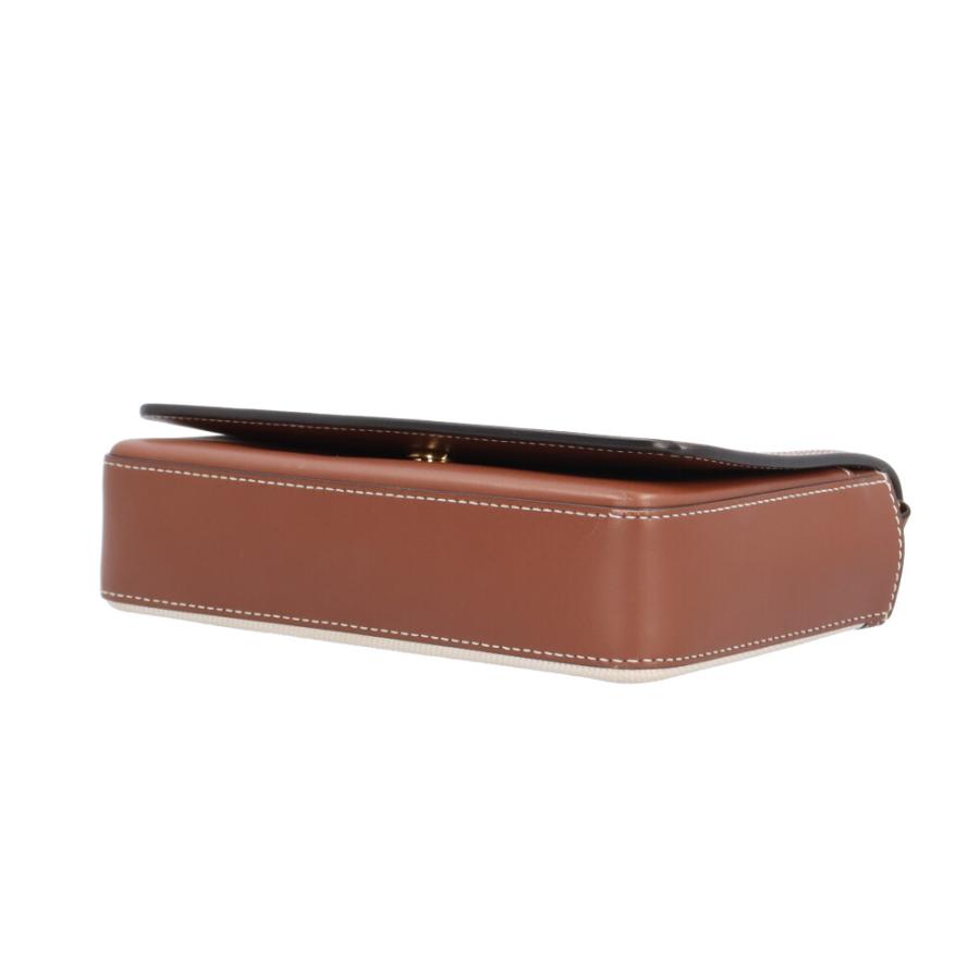 バーバリー オリンピア ショルダーバッグ レザー ブラウン レディース BURBERRY  中古 中古・古着通販】BURBERRY (バーバリー) ショルダーバッグ ブラウン