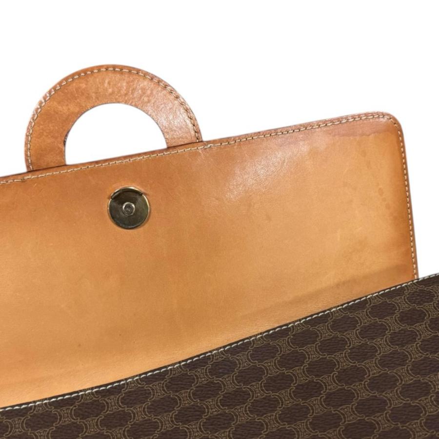 CELINE（セリーヌ） マカダム ショルダーバッグ PVCコーティング