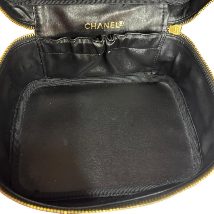 CHANEL（シャネル） ピコローレ バニティバッグ ハンドバッグ レザー