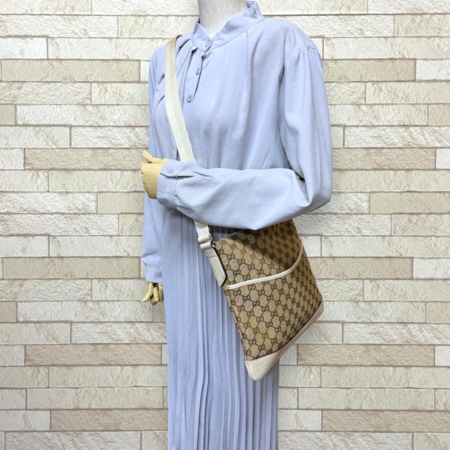 GUCCI（グッチ） GGキャンバス ショルダーバッグ GGキャンバス 145857 