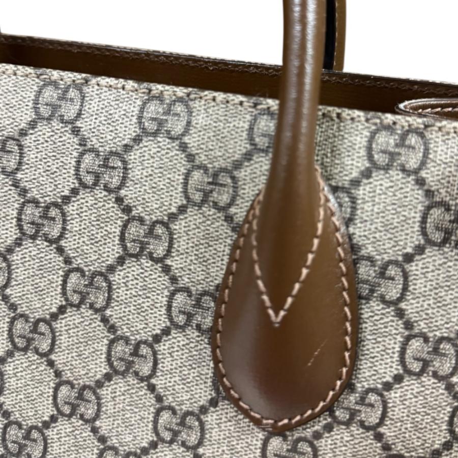 GUCCI（グッチ） GGスモールトートバッグ GGスプリーム ショルダー