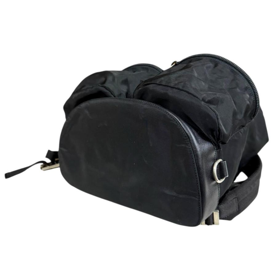 PRADA プラダ　リュックサック　ナイロン　ブラック　デイパック　黒 PRADA（プラダ） リュック・デイパック ナイロン V164 メンズ 中古
