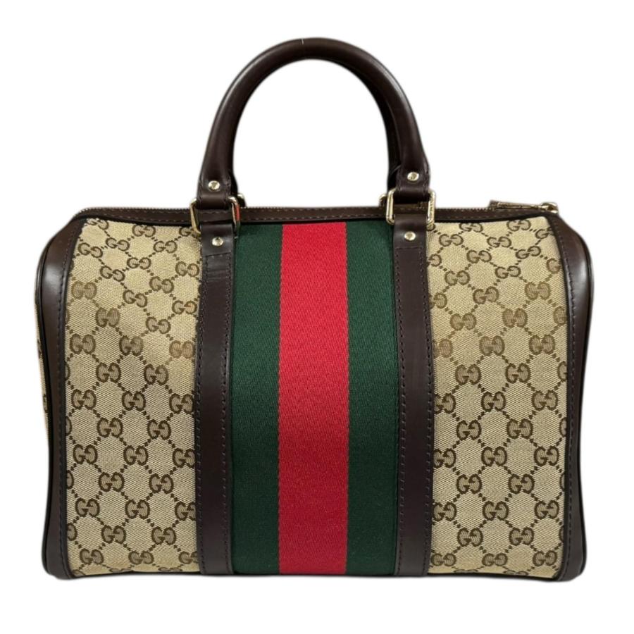 GUCCI（グッチ） GGキャンバス ボストンバッグ GGキャンバス 247205