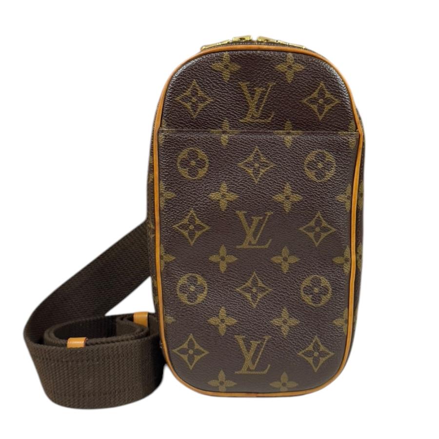 LOUIS VUITTON ルイヴィトン ポシェットガンジュ モノグラム ボディ 