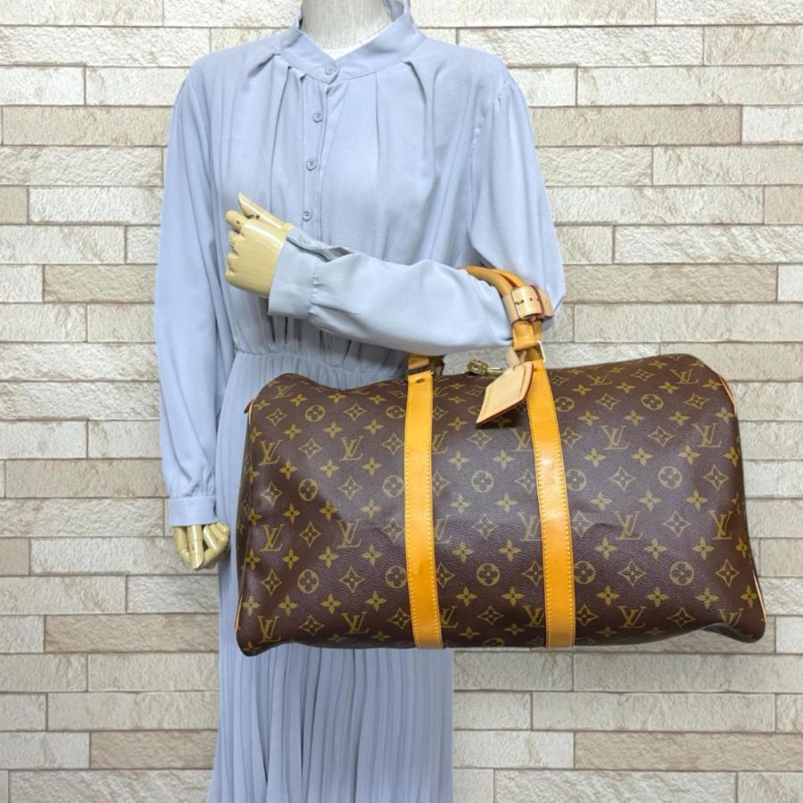 ES112 LOUIS VUITTON ルイヴィトン キーポル45 モノグラム 楽天市場】ルイ・ヴィトン LOUIS VUITTON 2022-2025年製 モノグラム