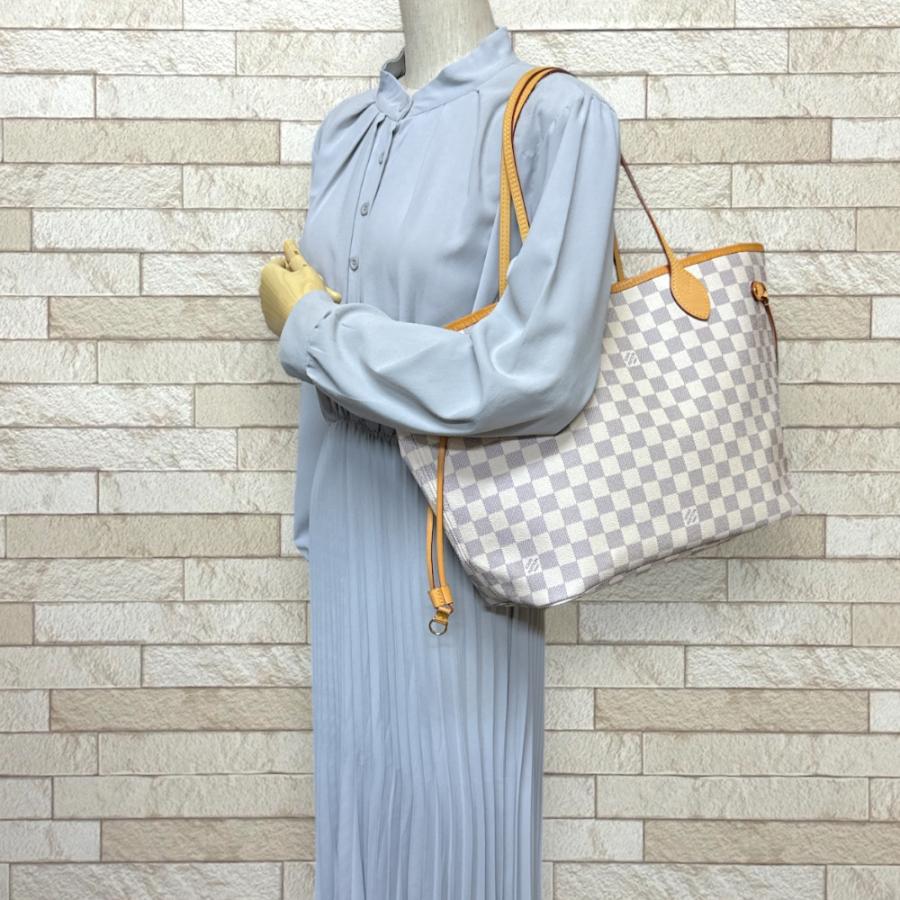 LOUIS VUITTON ルイヴィトン ネヴァーフルMM ダミエアズール トート 